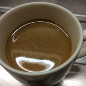 スコール（乳性炭酸飲料）で爽やかコーヒー